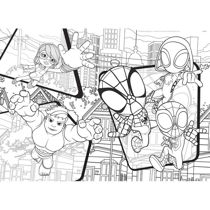 Marvel Puzzle Maxi Floor 24 pezzi Spidey
