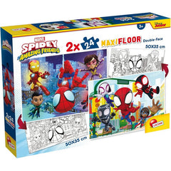 Marvel Puzzle Maxi Floor 2x24 pezzi Spidey