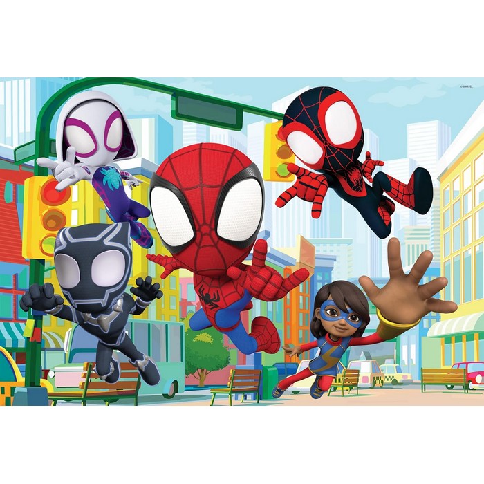 Marvel Puzzle Maxi Floor 2x24 pezzi Spidey