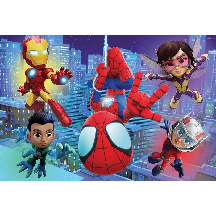 Marvel Puzzle Maxi Floor 2x24 pezzi Spidey