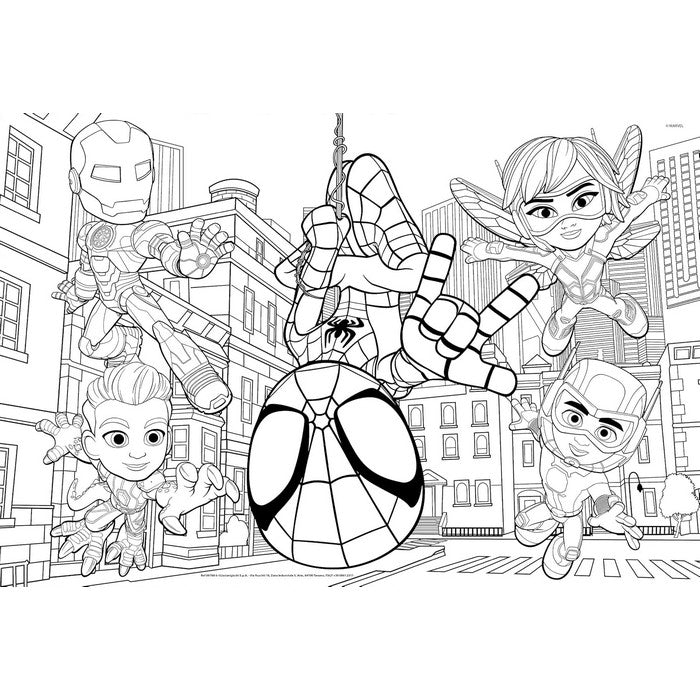 Marvel Puzzle Maxi Floor 2x24 pezzi Spidey