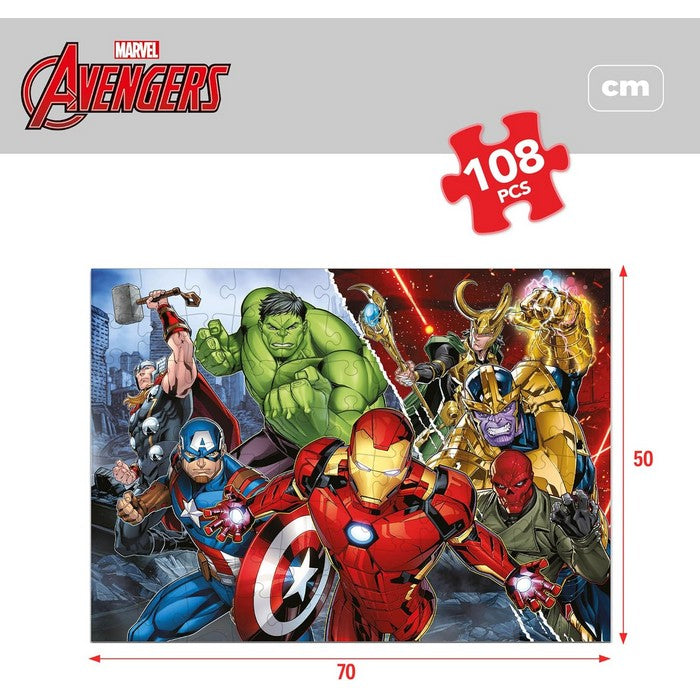 Marvel Puzzle Maxi Floor 108 pezzi Avengers
