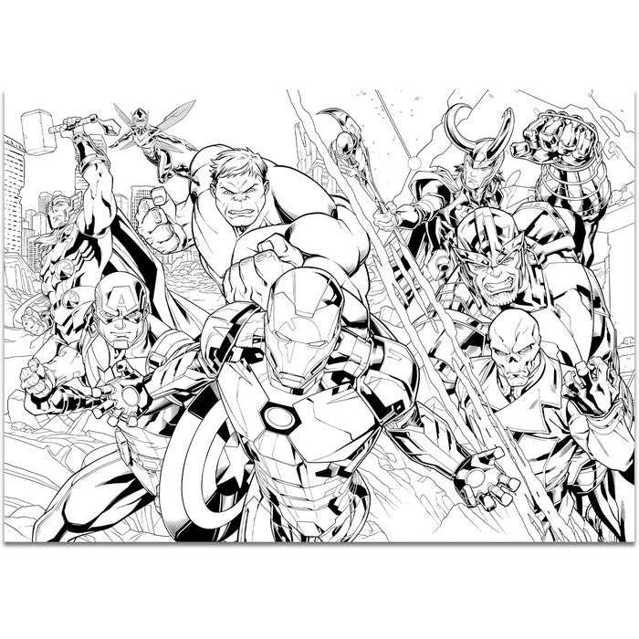 Marvel Puzzle Maxi Floor 108 pezzi Avengers