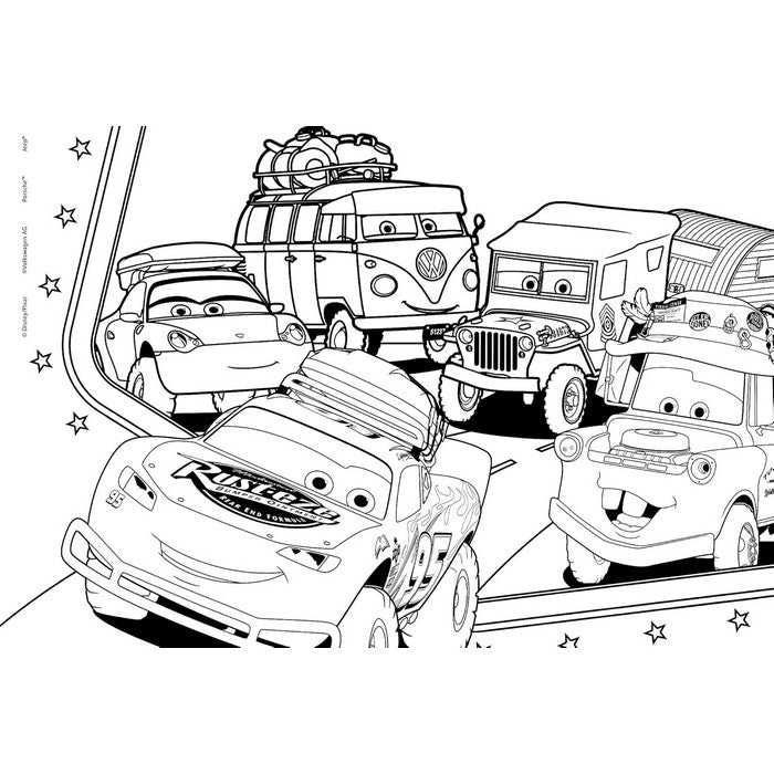 Disney Cars Puzzle Maxi Floor double face 24 pezzi
