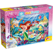 Disney Princess Sirenetta Puzzle Maxi Floor double face 35 pezzi