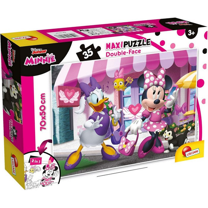 Disney Minnie Maxi Puzzle double face 35 pezzi