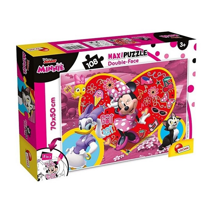 Disney Minnie Maxi Puzzle double face 108 pezzi