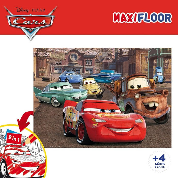 Disney Cars Puzzle Maxi Floor double face 108 pezzi