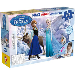 Disney Frozen Maxi Puzzle double face 108 pezzi