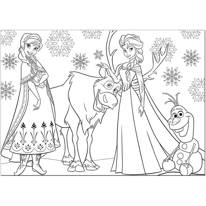 Disney Frozen Maxi Puzzle double face 108 pezzi