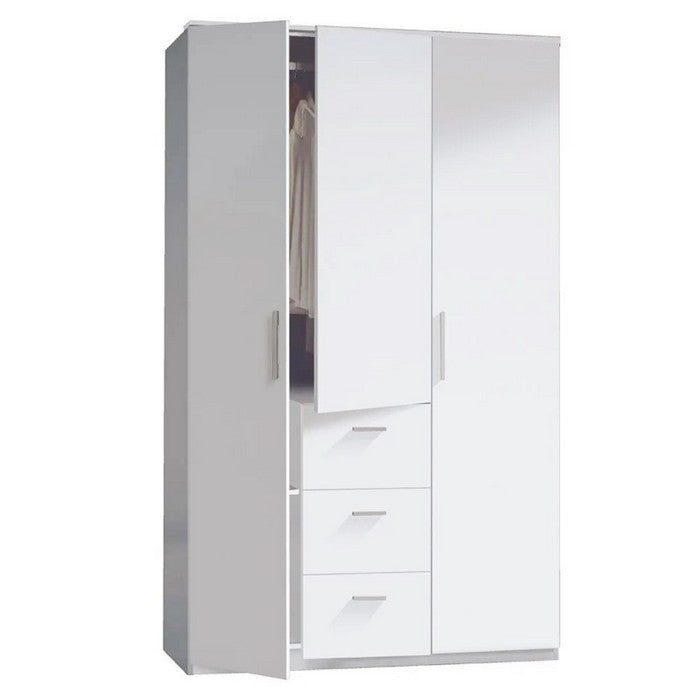Armadio guardaroba 3 ante e 3 cassetti - FORES - 34279814594776