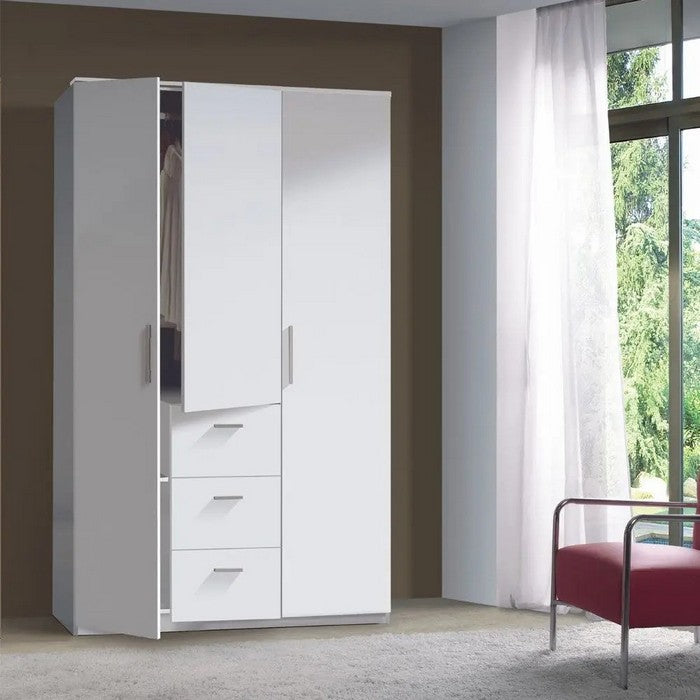 Armadio guardaroba 3 ante e 3 cassetti - FORES - 34269498605784