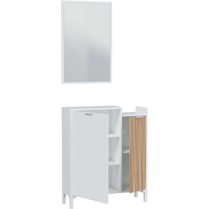 Mobile da ingresso con ante e specchio - Ethna - FORES - 34279819837656