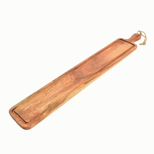 Vassoio tagliere da portata in legno 80x12 cm - MERCURY - 