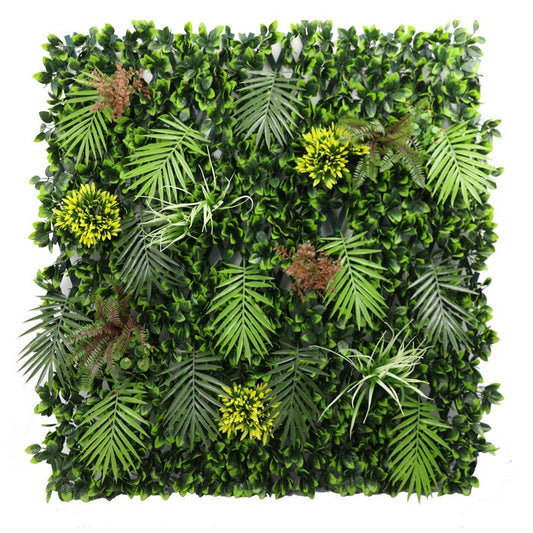 Parete con piante artificiali per giardino verticale 100x200 cm - BEST - 34269508698328