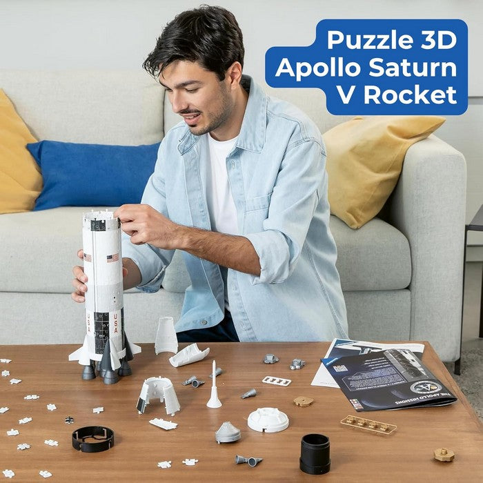 Apollo Saturn V Rocket Puzzle 3D