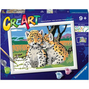 Creart kit pittura per bambini Cuccioli di Leopardo