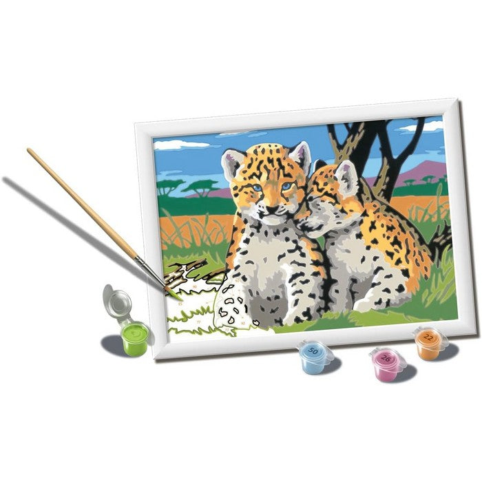 Creart kit pittura per bambini Cuccioli di Leopardo