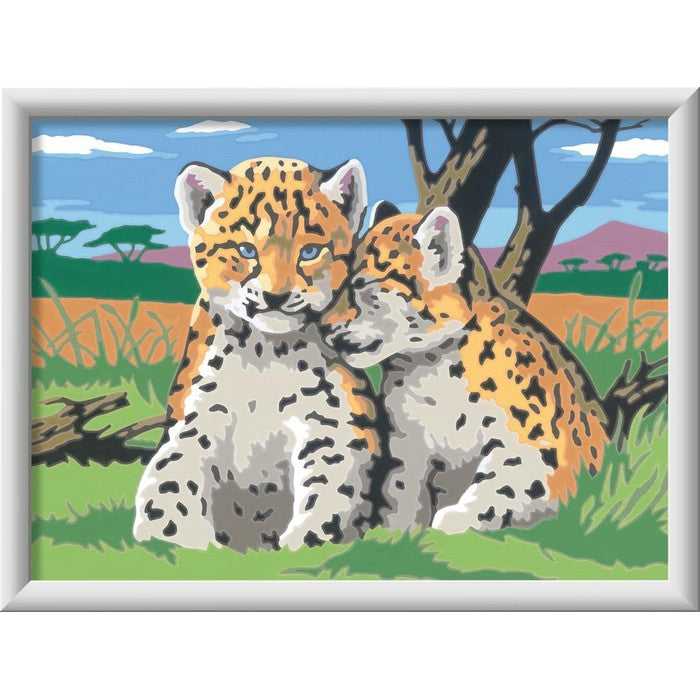 Creart kit pittura per bambini Cuccioli di Leopardo