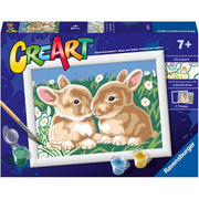 Creart kit pittura per bambini Teneri coniglietti