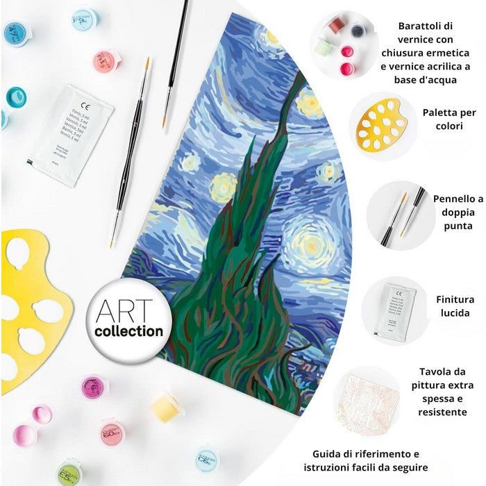 Creart kit pittura Van Gogh Notte stellata