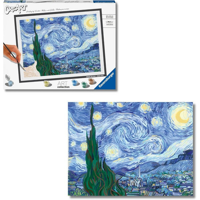 Creart kit pittura Van Gogh Notte stellata