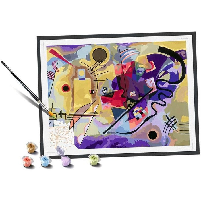 Creart kit pittura Kandisnsky Giallo, rosso, blu