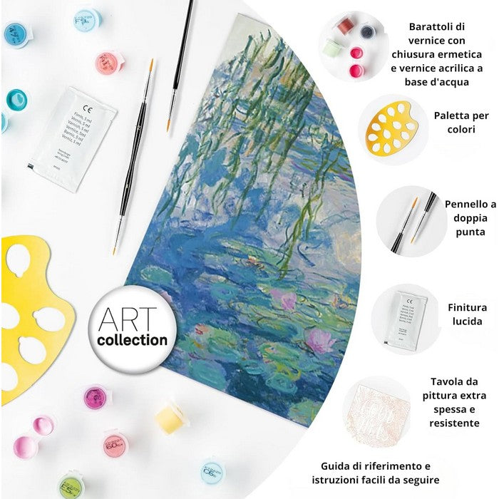 Creart kit pittura Monet Le Ninfee
