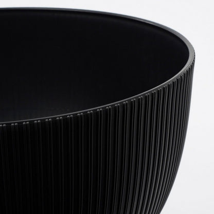 Porta-vaso rotondo con gambe in legno