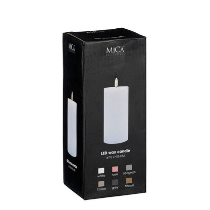 Candela LED a batteria con timer 15 cm
