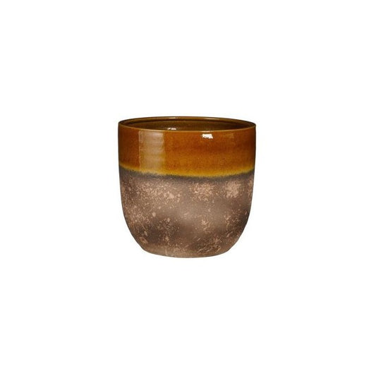Vaso tondo in terracotta 30 cm - Nora - EDELMAN - 34265996460248