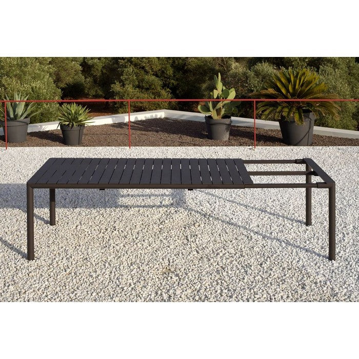 Tavolo da giardino con piano a doghe estensibile - Tevere - NARDI SPA - 34690662564056