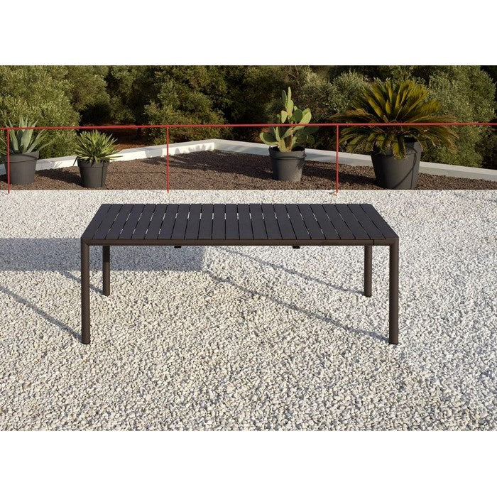 Tavolo da giardino con piano a doghe estensibile - Tevere - NARDI SPA - 34690662727896