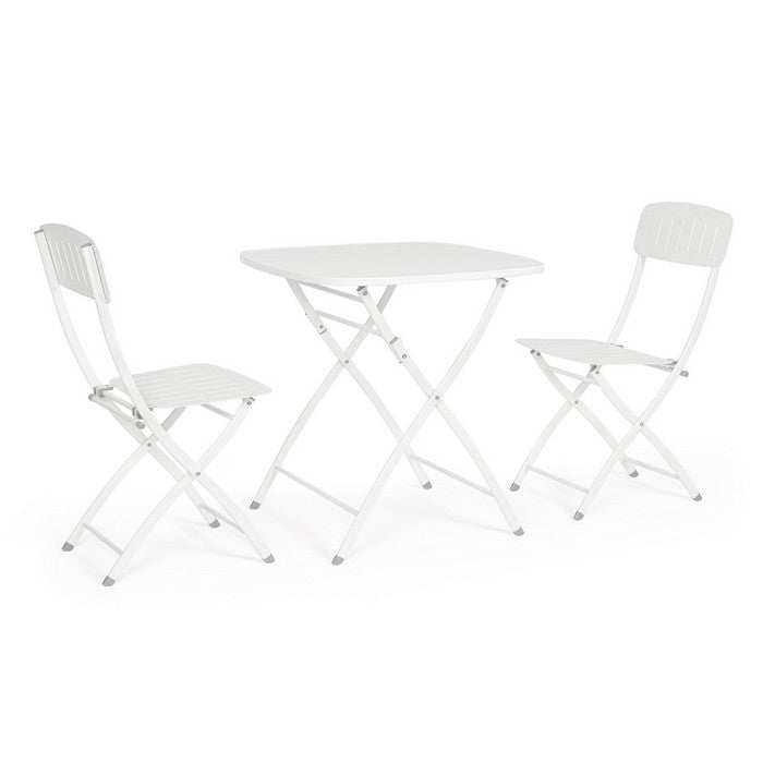 Set da giardino bistrot con 2 sedie e tavolino - Yvonne - BIZZOTTO - 34321450303704