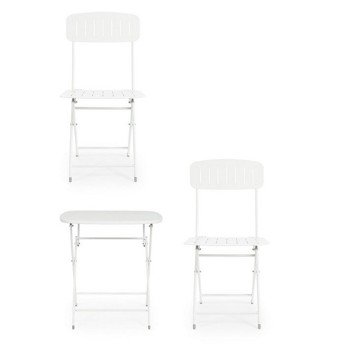 Set da giardino bistrot con 2 sedie e tavolino - Yvonne - BIZZOTTO - 34321453187288