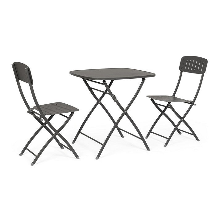 Set da giardino bistrot con 2 sedie e tavolino - Yvonne - BIZZOTTO - 34272316784856