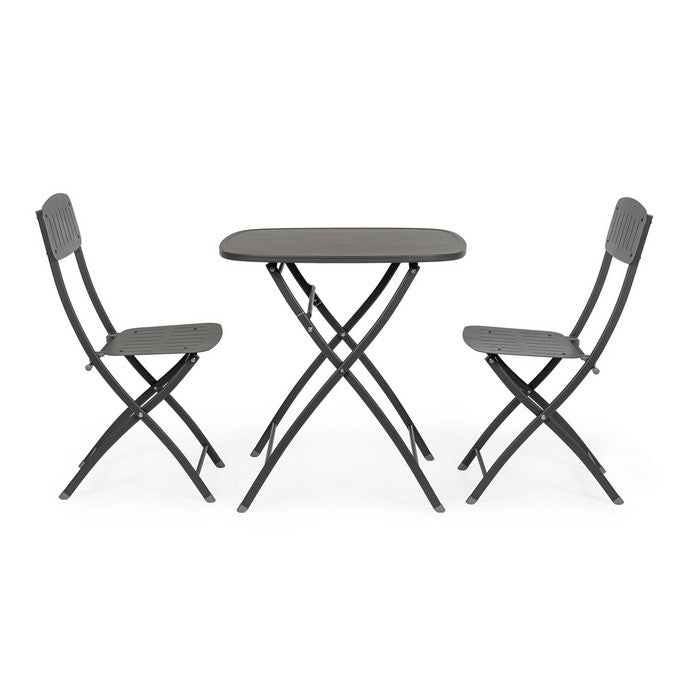 Set da giardino bistrot con 2 sedie e tavolino - Yvonne - BIZZOTTO - 34272318390488