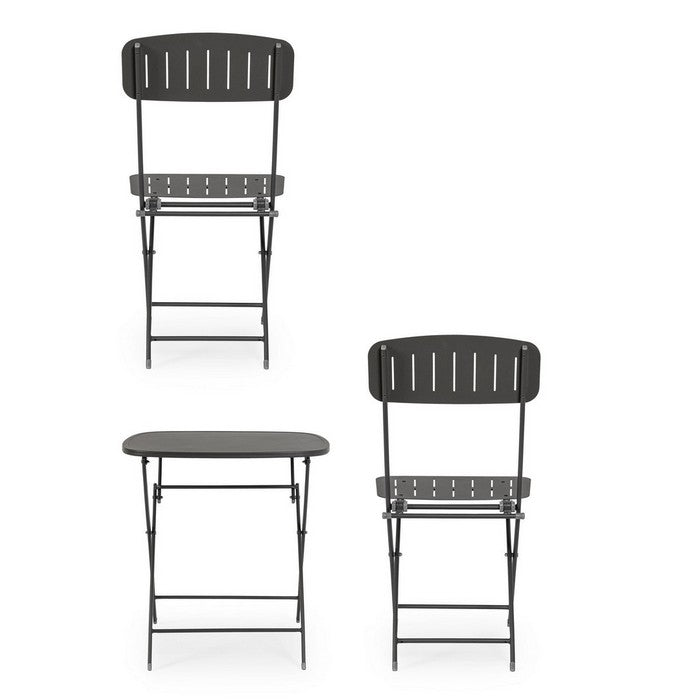 Set da giardino bistrot con 2 sedie e tavolino - Yvonne - BIZZOTTO - 34272319832280