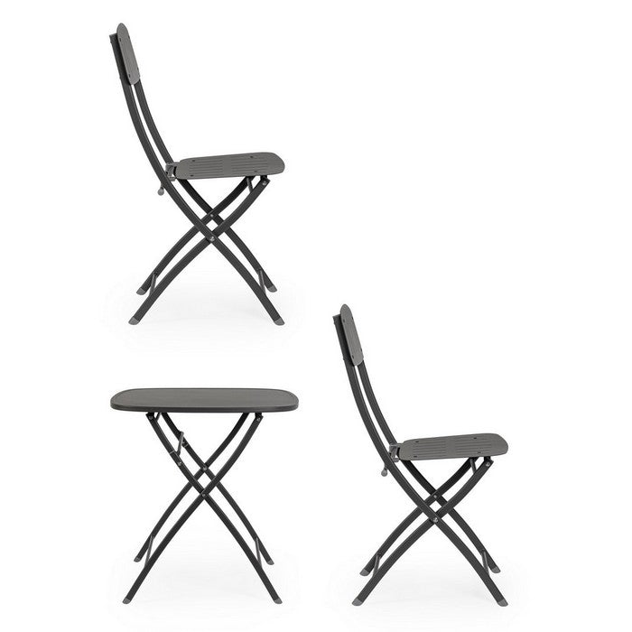 Set da giardino bistrot con 2 sedie e tavolino - Yvonne - BIZZOTTO - 34272320651480