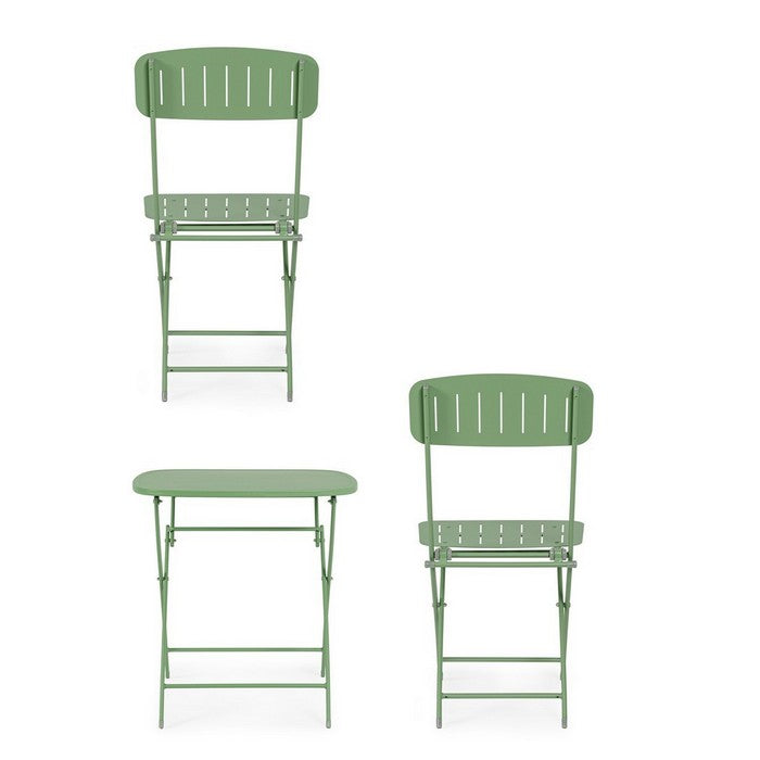Set da giardino bistrot con 2 sedie e tavolino - Yvonne - BIZZOTTO - 34272328155352