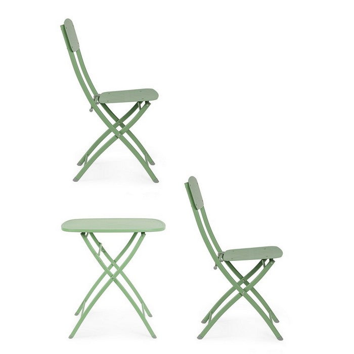 Set da giardino bistrot con 2 sedie e tavolino - Yvonne - BIZZOTTO - 34272328745176