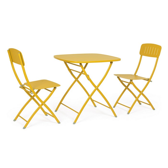 Set da giardino bistrot con 2 sedie e tavolino - Yvonne - BIZZOTTO - 34272335134936