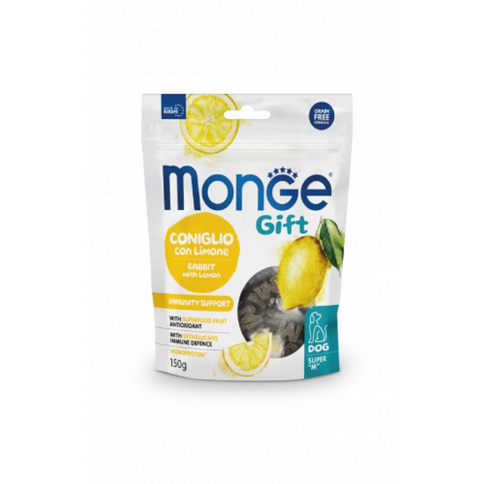 Monge Gift Immunity Support Dog Coniglio con Limone 150g - MONGE - 34870464807128