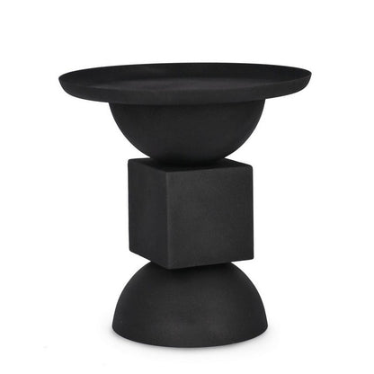 Tavolino moderno in acciaio 40 cm - Alpa