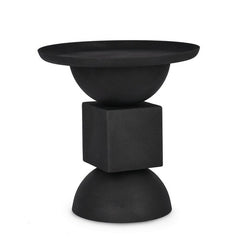 Tavolino moderno in acciaio 40 cm - Alpa