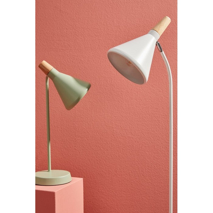 Lampada scandinava da tavolo in acciaio - Brill