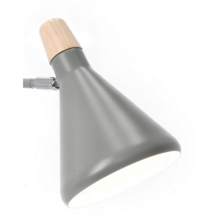 Lampada scandinava da tavolo in acciaio - Brill