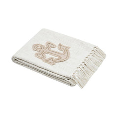 Coperta con ancora decorativa 125x150 cm - Escale