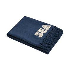 Coperta con decorazioni in stile mare 125x150 cm - Arcachon