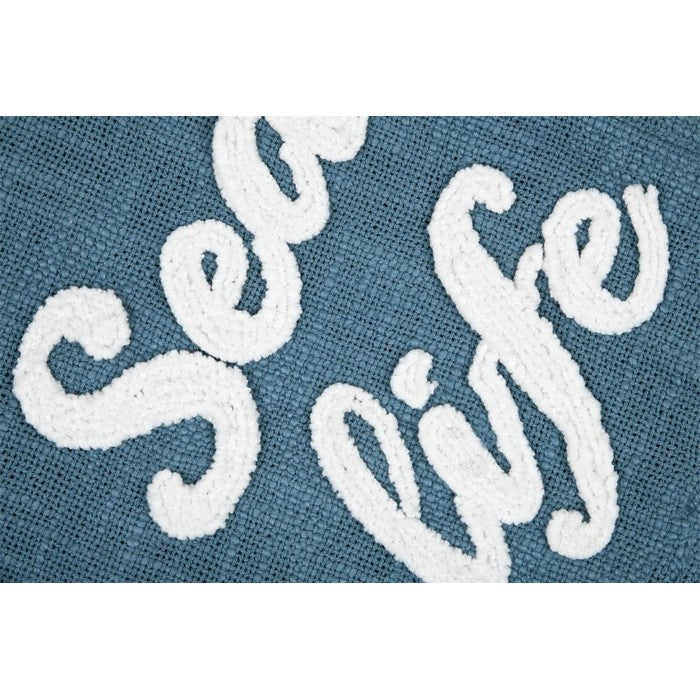 Coperta con decorazioni in stile mare 125x150 cm - Arcachon - SA STOF FRANCE - 34739052249304